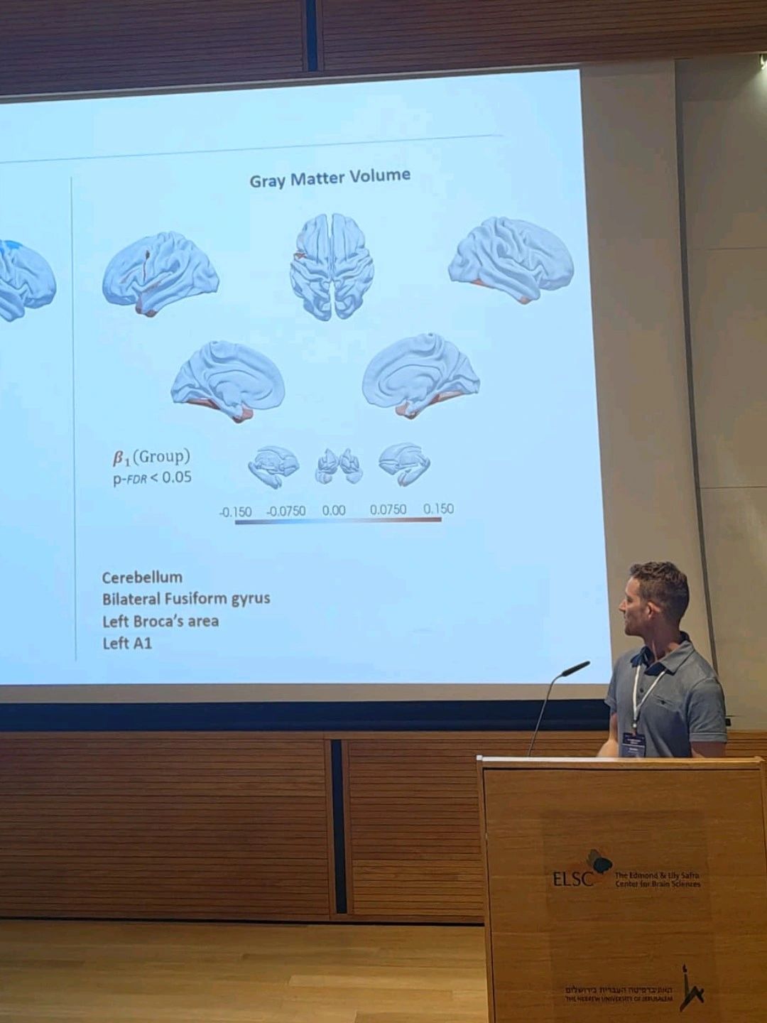 Presenting at a research conference